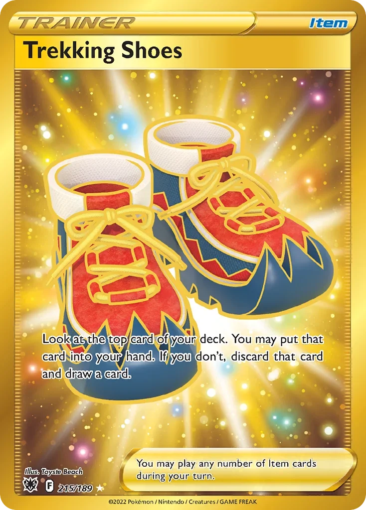 215/189 from Astral Radiance Gold Secret Rare Trainer Card