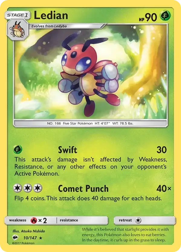 10/147 from Burning Shadows Rare Pokemon Card