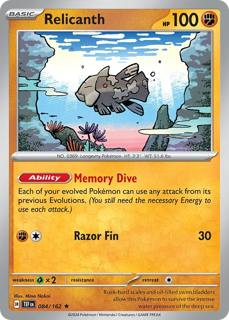 084/162 from Temporal Forces Rare Pokemon Card