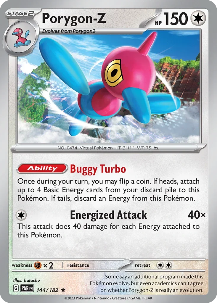 144/182 from Paradox Rift Rare Pokemon Card