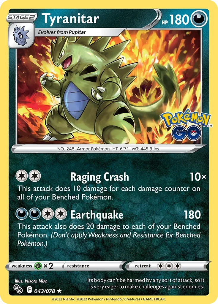 043/078 from Pokemon GO Holo Rare Pokemon Card
