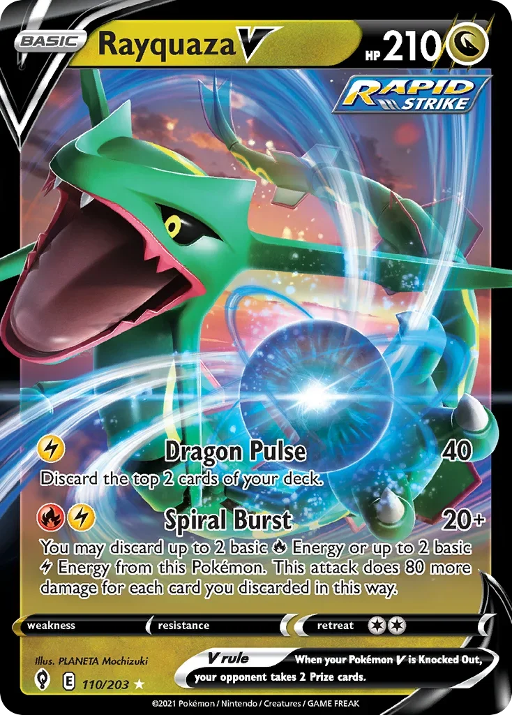 110/203 from Evolving Skies Ultra Rare Pokemon Card
