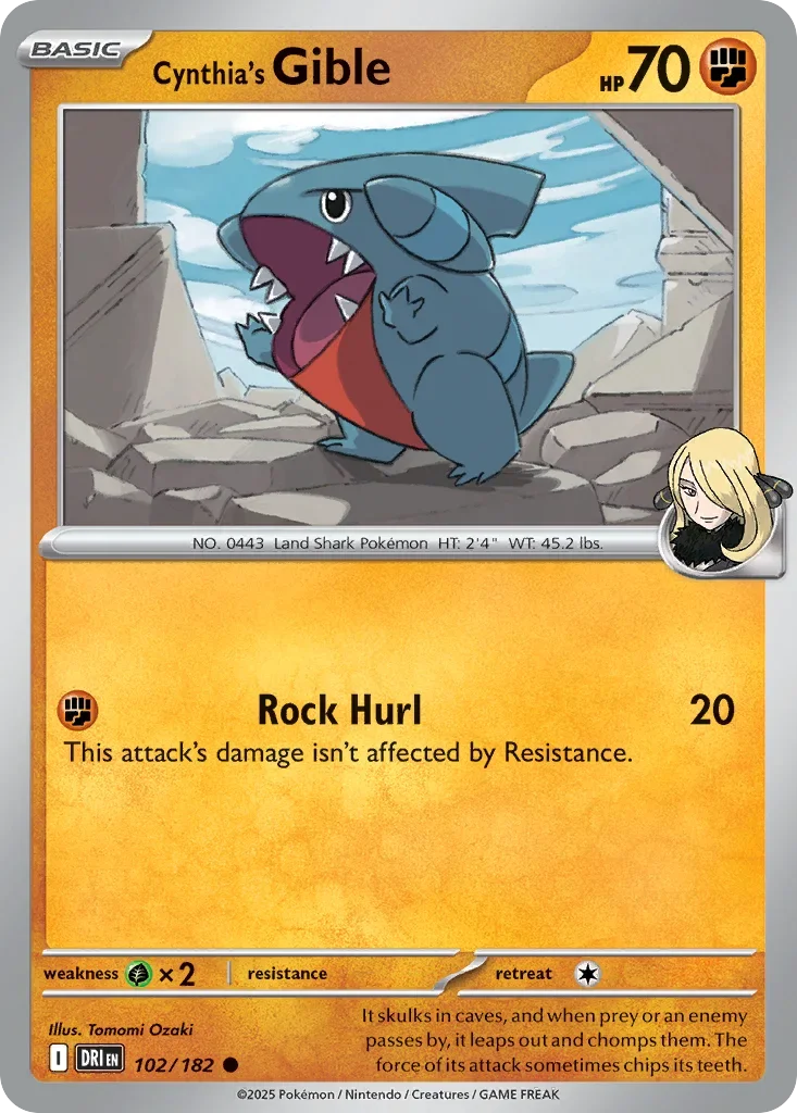 102/182 from Destined Rivals Common Pokemon Card