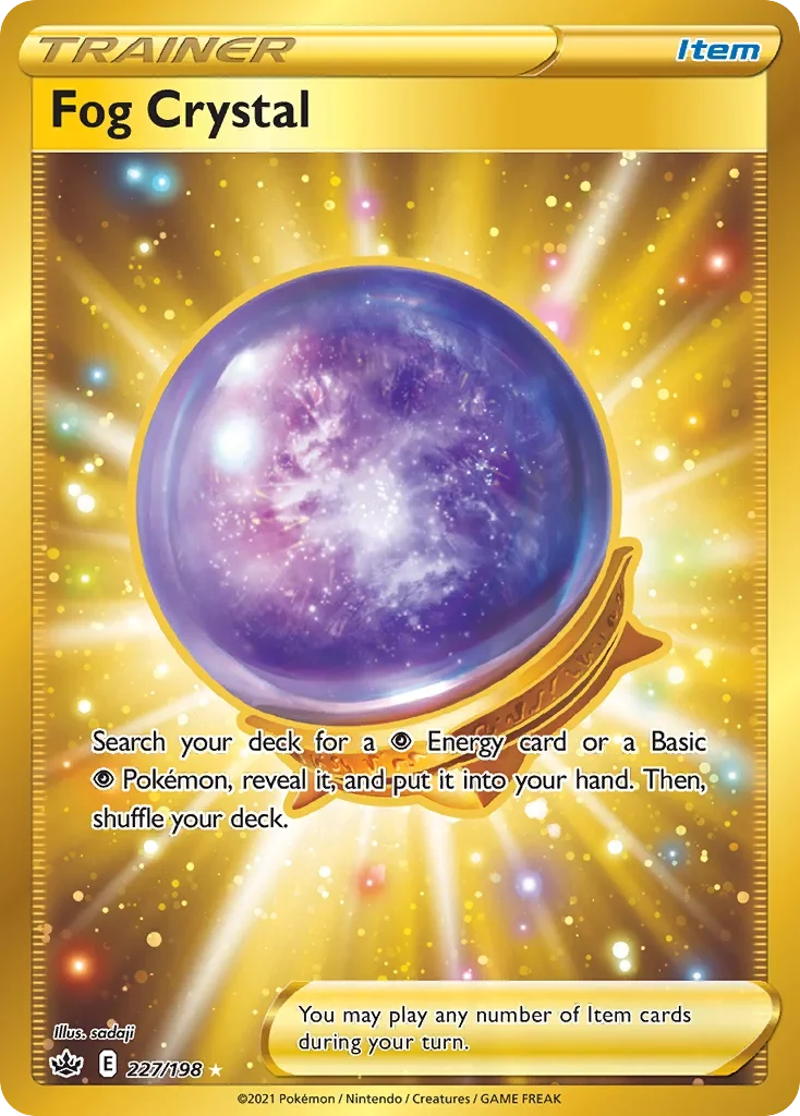 227/198 from Chilling Reign Gold Secret Rare Trainer Card