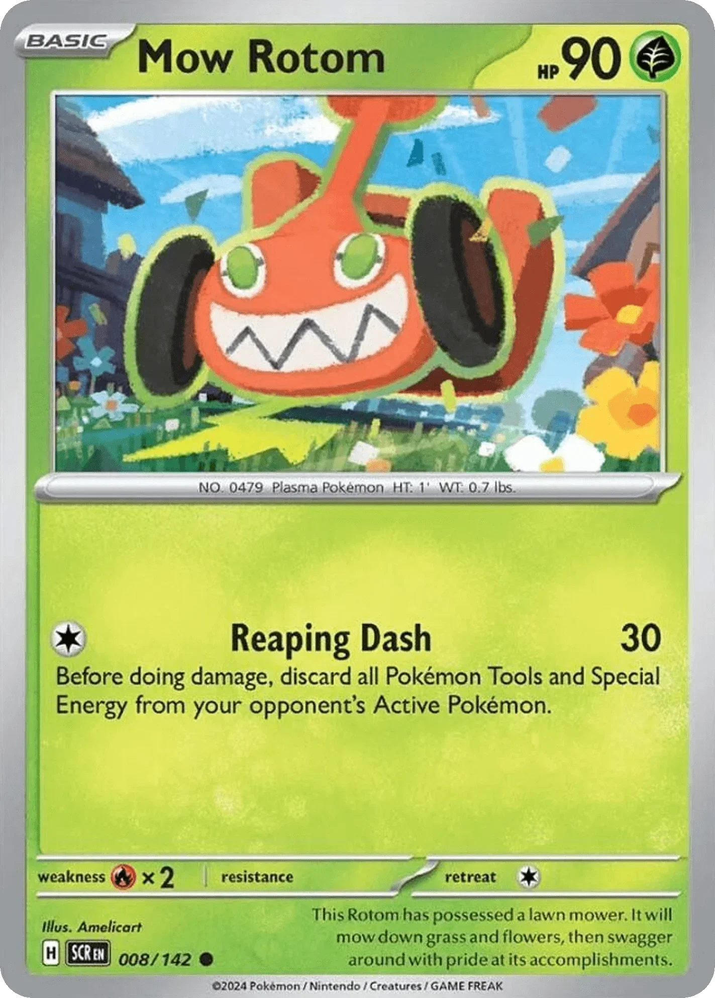 008/142 from Stellar Crown Card List Common Pokemon Card