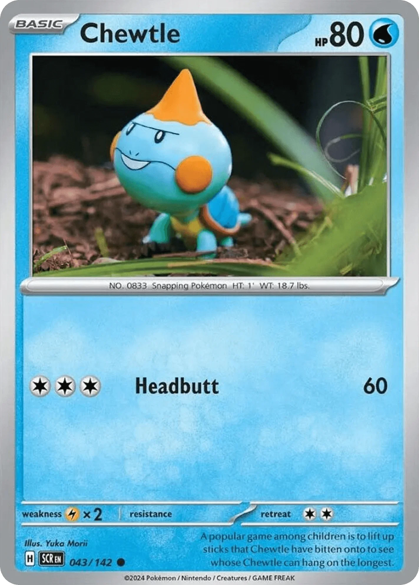043/142 from Stellar Crown Card List Common Pokemon Card