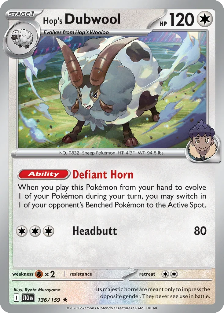 136/159 from Journey Together Rare Pokemon Card