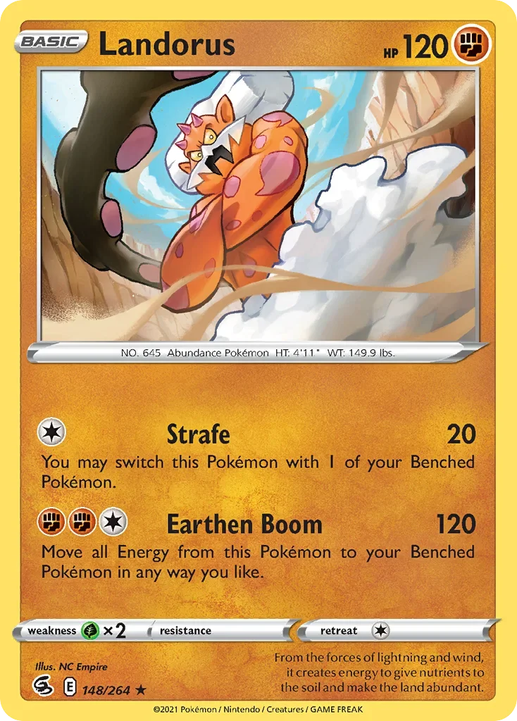 148/264 from Fusion Strike Holo Rare Pokemon Card