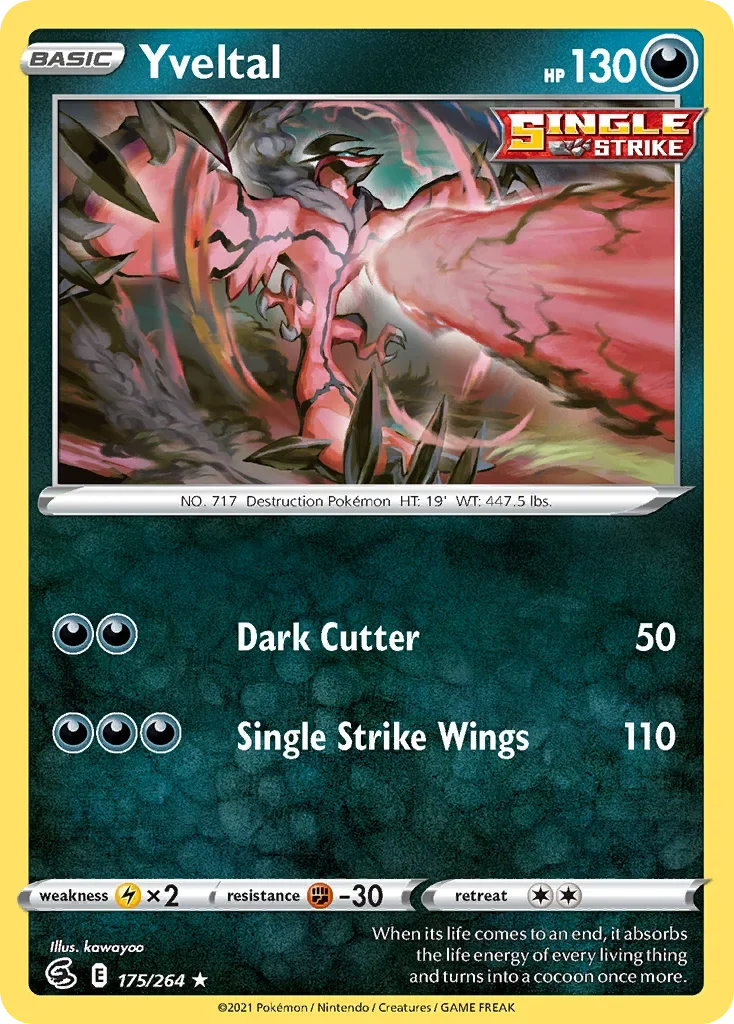 175/264 from Fusion Strike Rare Pokemon Card