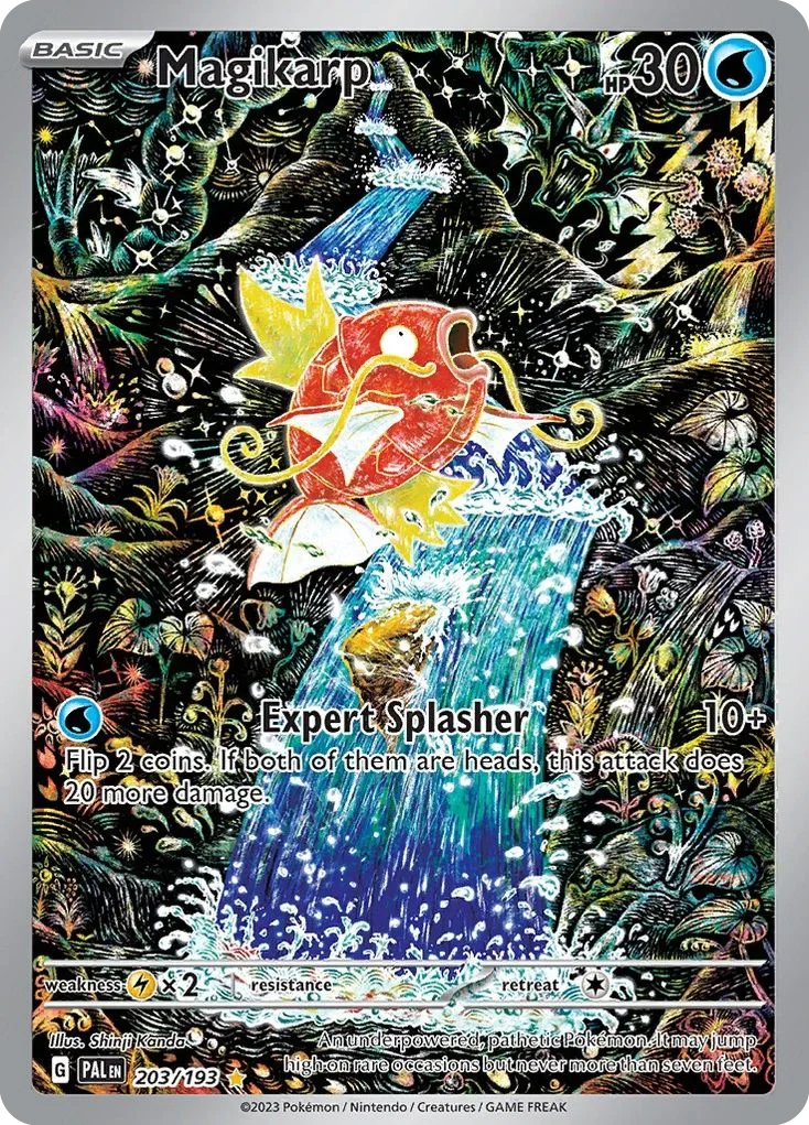203/193 from Paldea Evolved Illustration Rare Pokemon Card