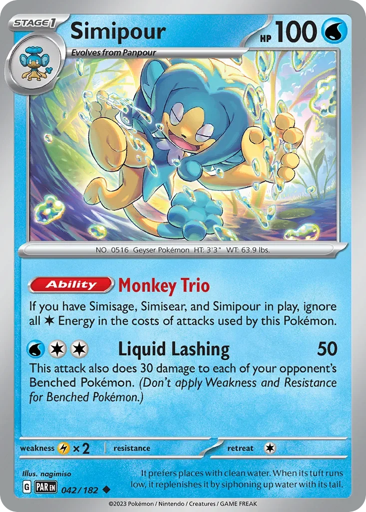 042/182 from Paradox Rift Uncommon Pokemon Card
