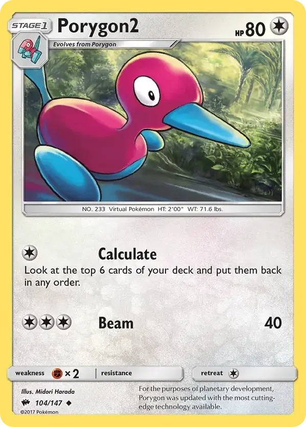 104/147 from Burning Shadows Uncommon Pokemon Card
