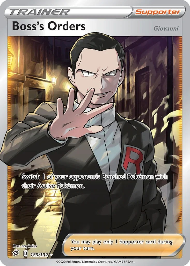 189/192 from Rebel Clash Full Art Trainer Card