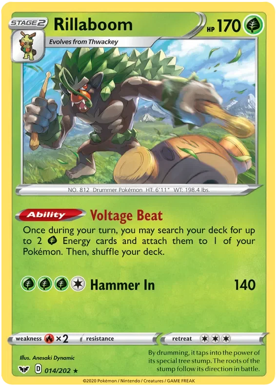 014/202 from Sword & Shield Holo Rare Pokemon Card