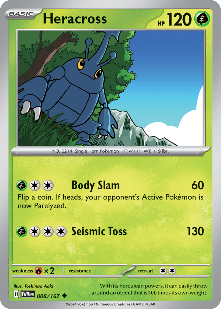 008/167 from Twilight Masquerade Card List Uncommon Pokemon Card