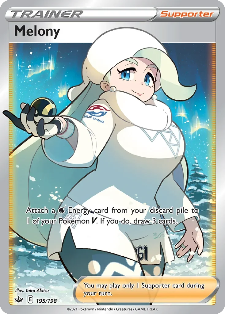 195/198 from Chilling Reign Full Art Trainer Card
