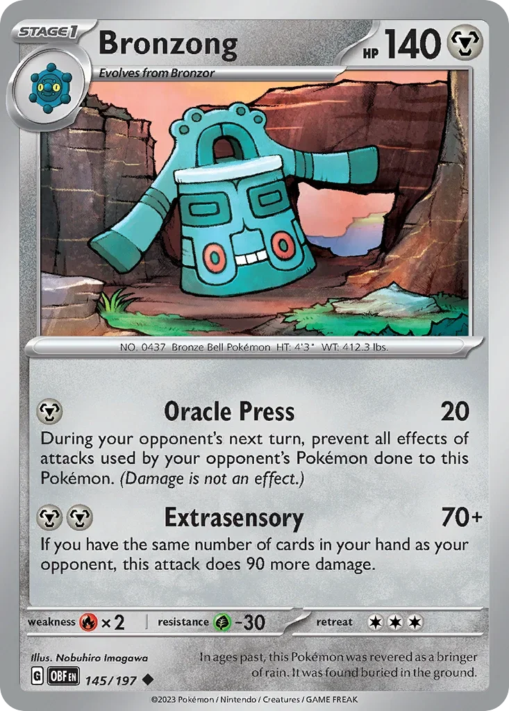 145/197 from Obsidian Flames Uncommon Pokemon Card