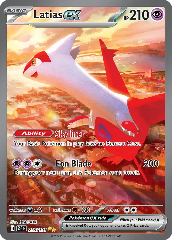 239/191 from Surging Sparks Card List Special Illustration Rare Pokemon Card