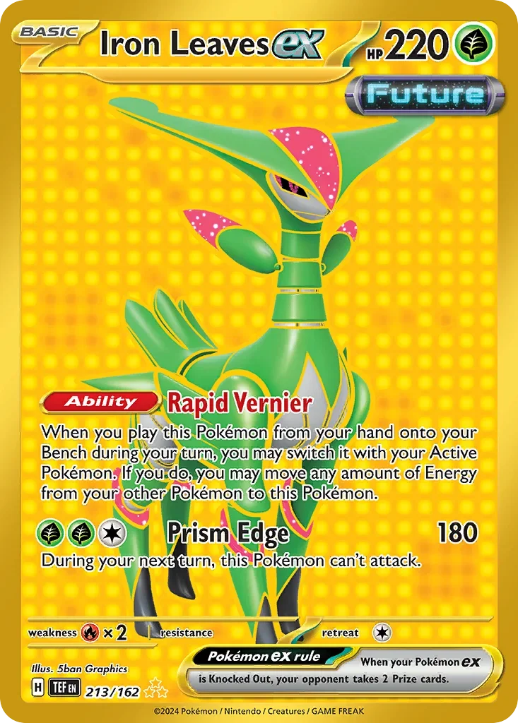 213/162 from Temporal Forces Hyper Rare Pokemon Card