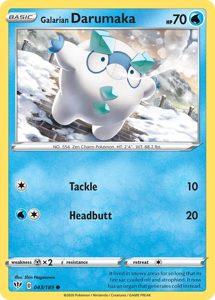 043/189 from Darkness Ablaze Common Pokemon Card