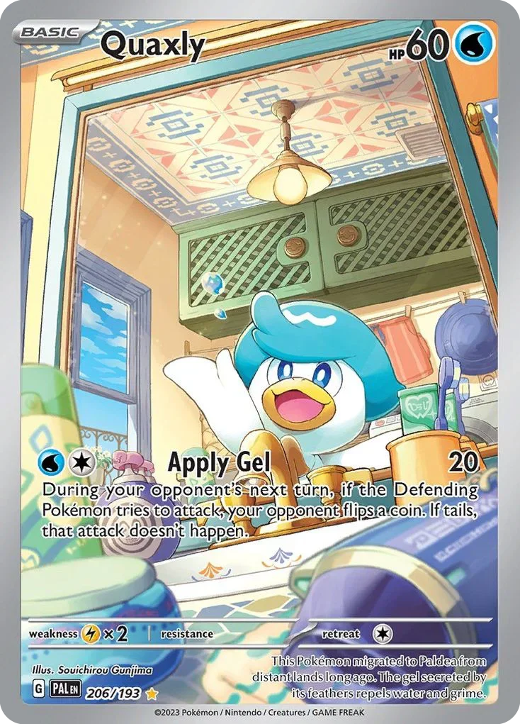 206/193 from Paldea Evolved Illustration Rare Pokemon Card