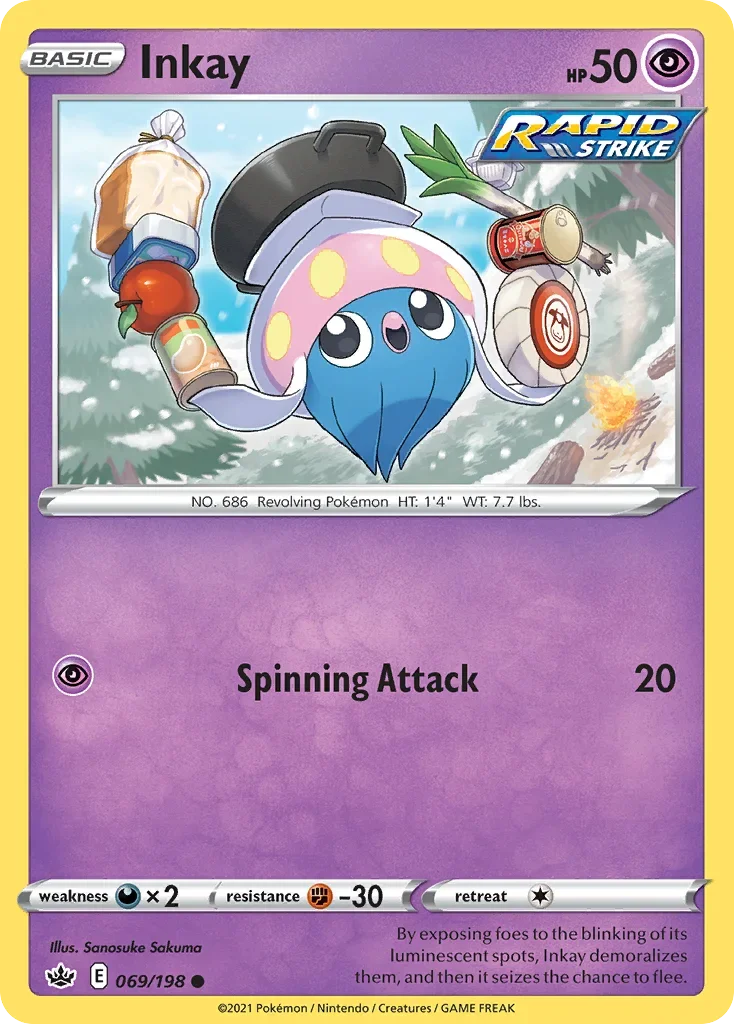 069/198 from Chilling Reign Common Pokemon Card