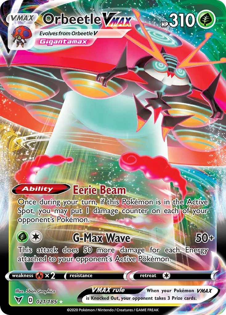 021/185 from Vivid Voltage Ultra Rare Pokemon Card