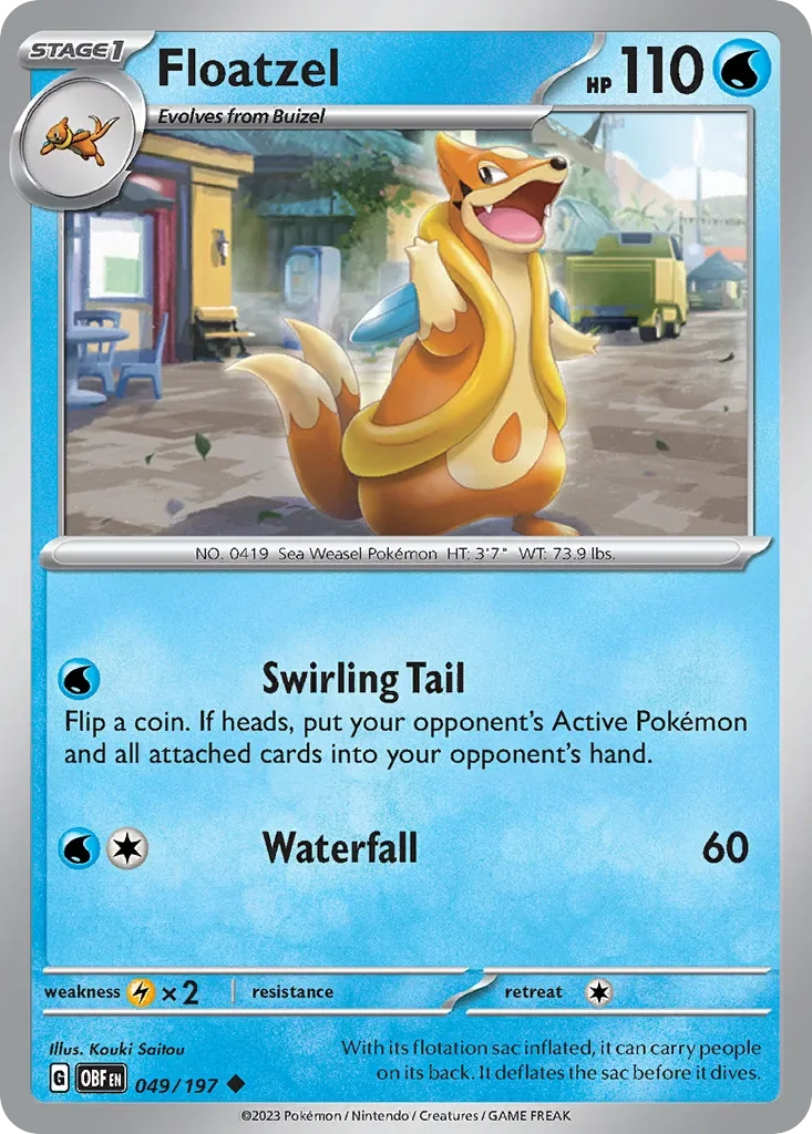 049/197 from Obsidian Flames Uncommon Pokemon Card