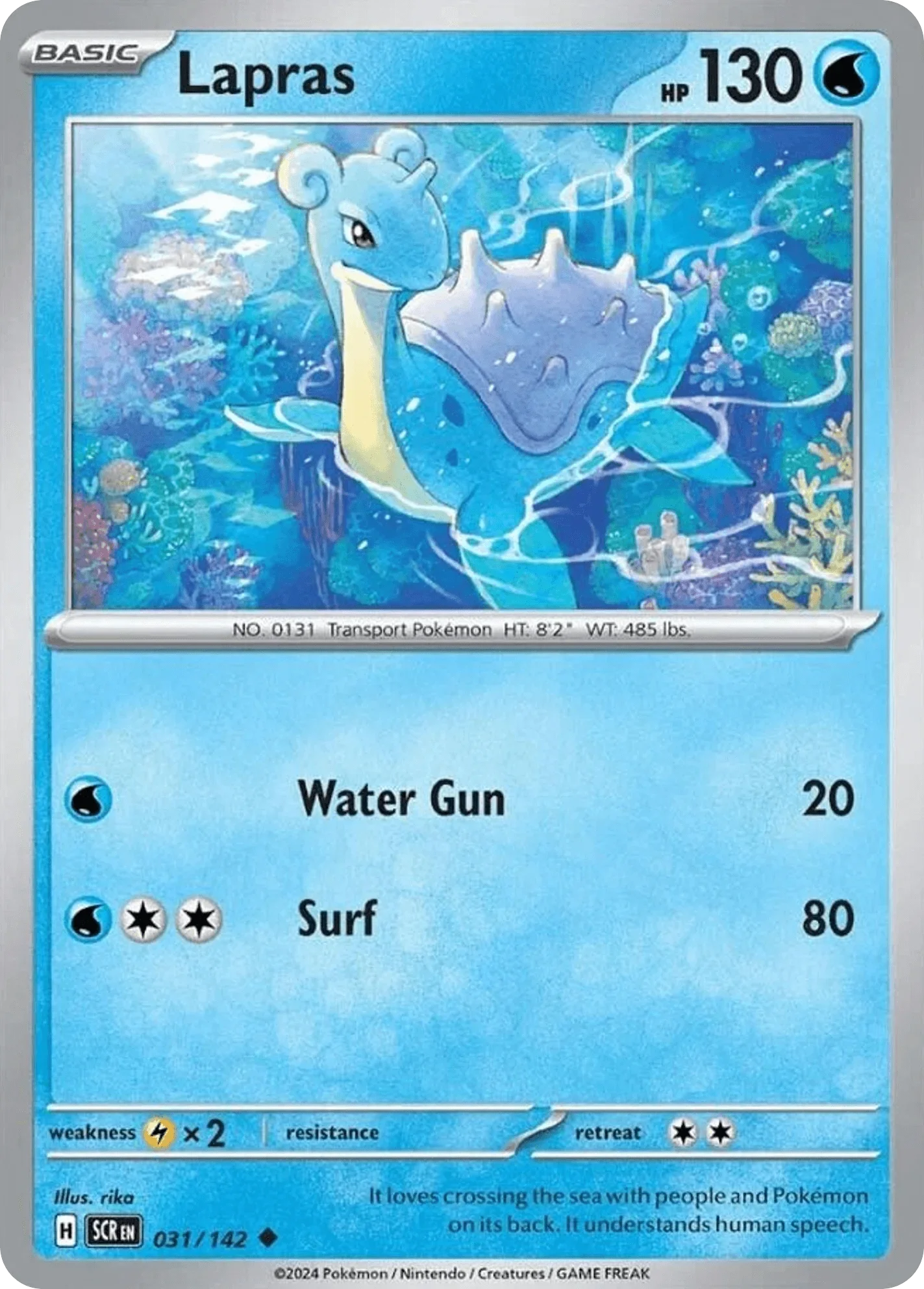 031/142 from Stellar Crown Card List Uncommon Pokemon Card