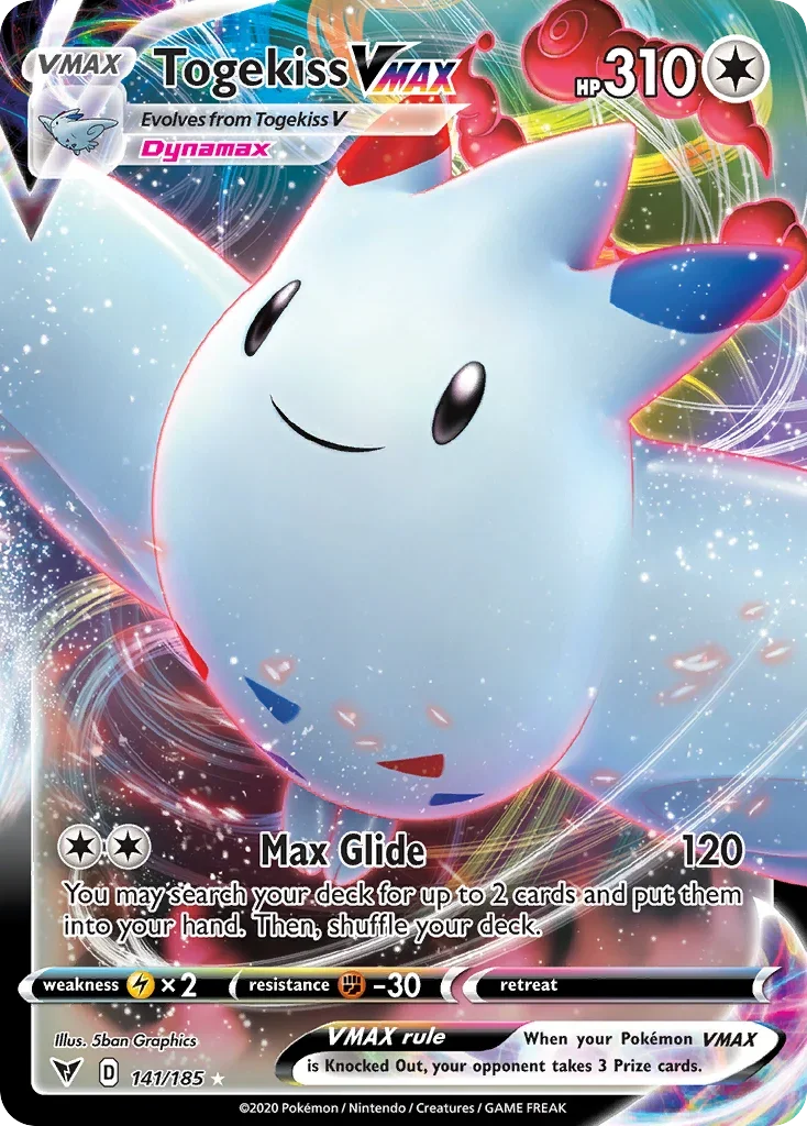 141/185 from Vivid Voltage Ultra Rare Pokemon Card