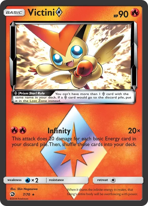 7/70 from Dragon Majesty Prism Rare Pokemon Card