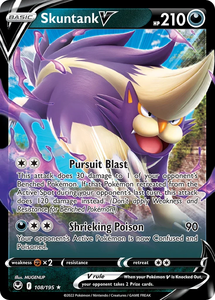 108/195 from Silver Tempest Ultra Rare Pokemon Card
