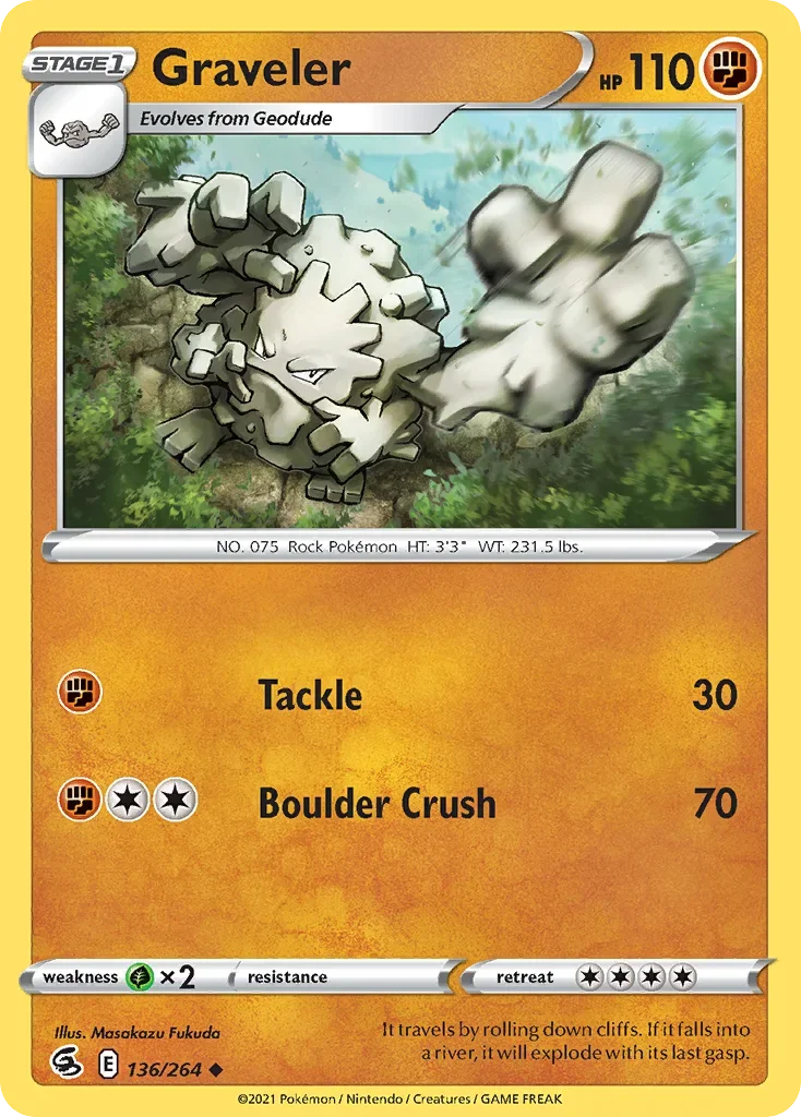 136/264 from Fusion Strike Uncommon Pokemon Card