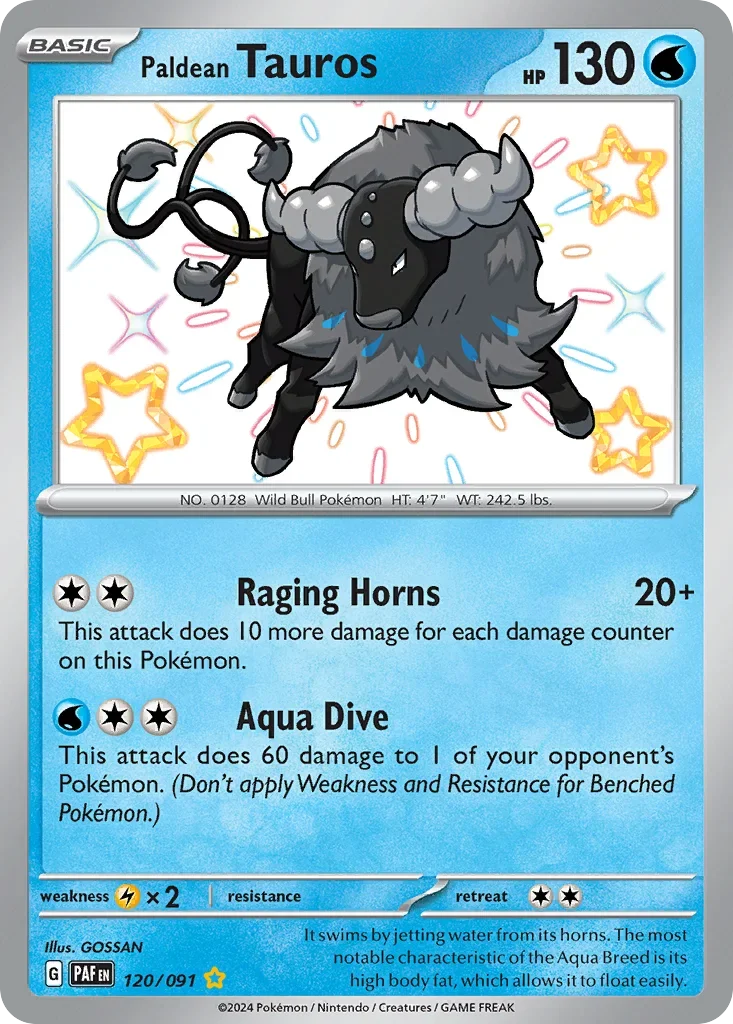 120/091 from Paldean Fates Shiny Rare Pokemon Card
