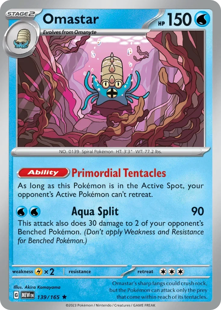 139/165 from 151 Rare Pokemon Card