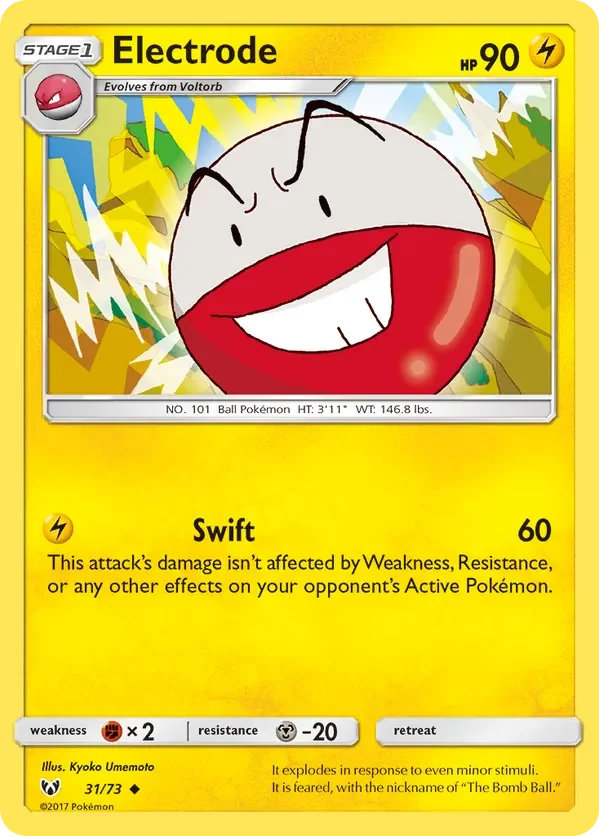 31/73 from Shining Legends Uncommon Pokemon Card