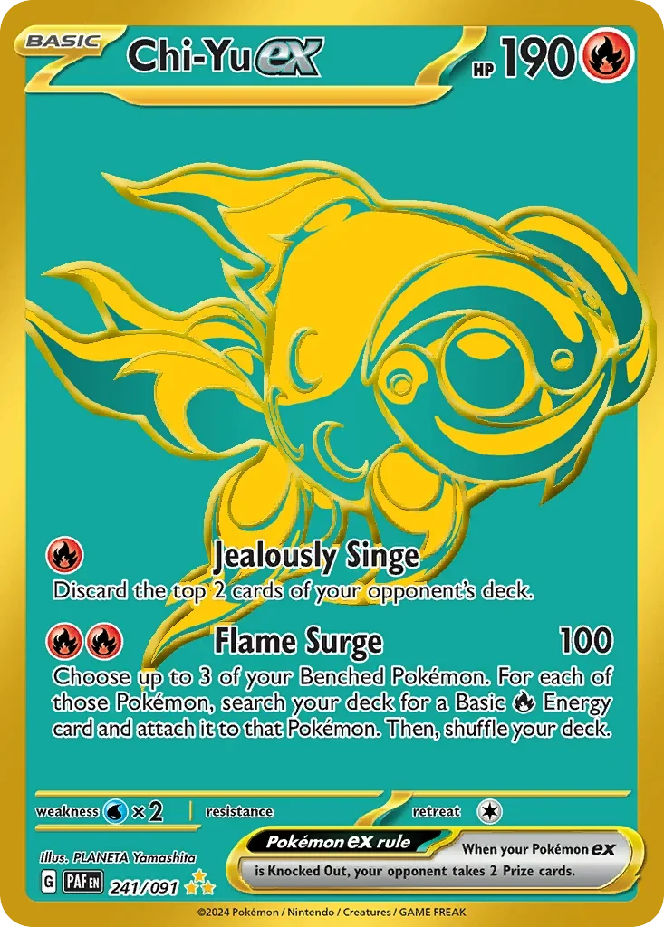 241/091 from Paldean Fates Hyper Rare Pokemon Card