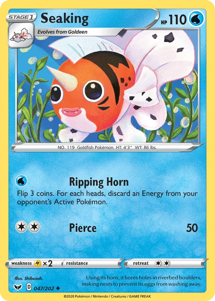 047/202 from Sword & Shield Uncommon Pokemon Card
