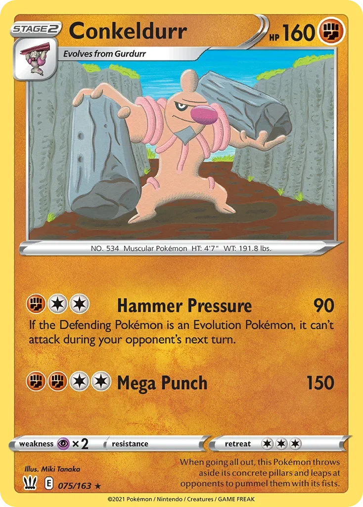 075/163 from Battle Styles Rare Pokemon Card