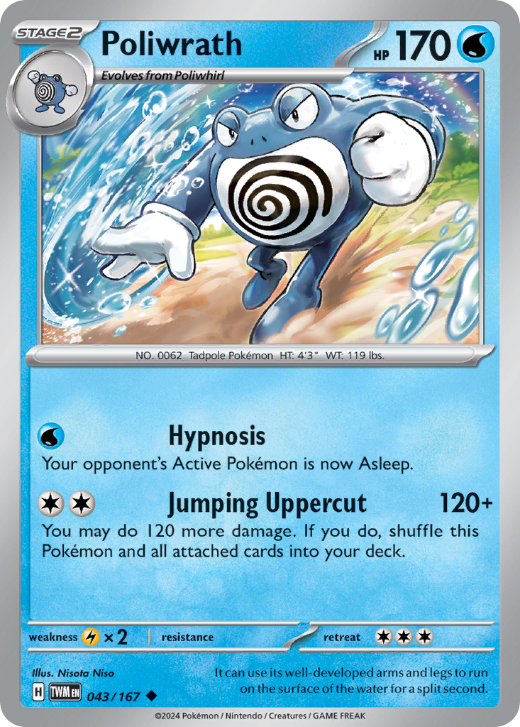 043/167 from Twilight Masquerade Card List Uncommon Pokemon Card