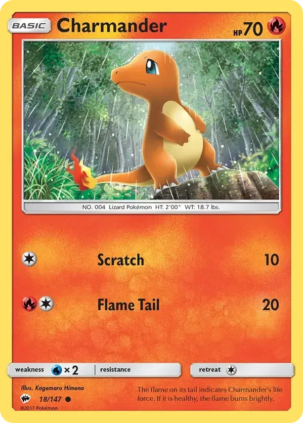 18/147 from Burning Shadows Common Pokemon Card