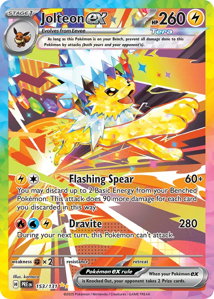 153/131 from Prismatic Evolutions Card List Special Illustration Rare Pokemon Card