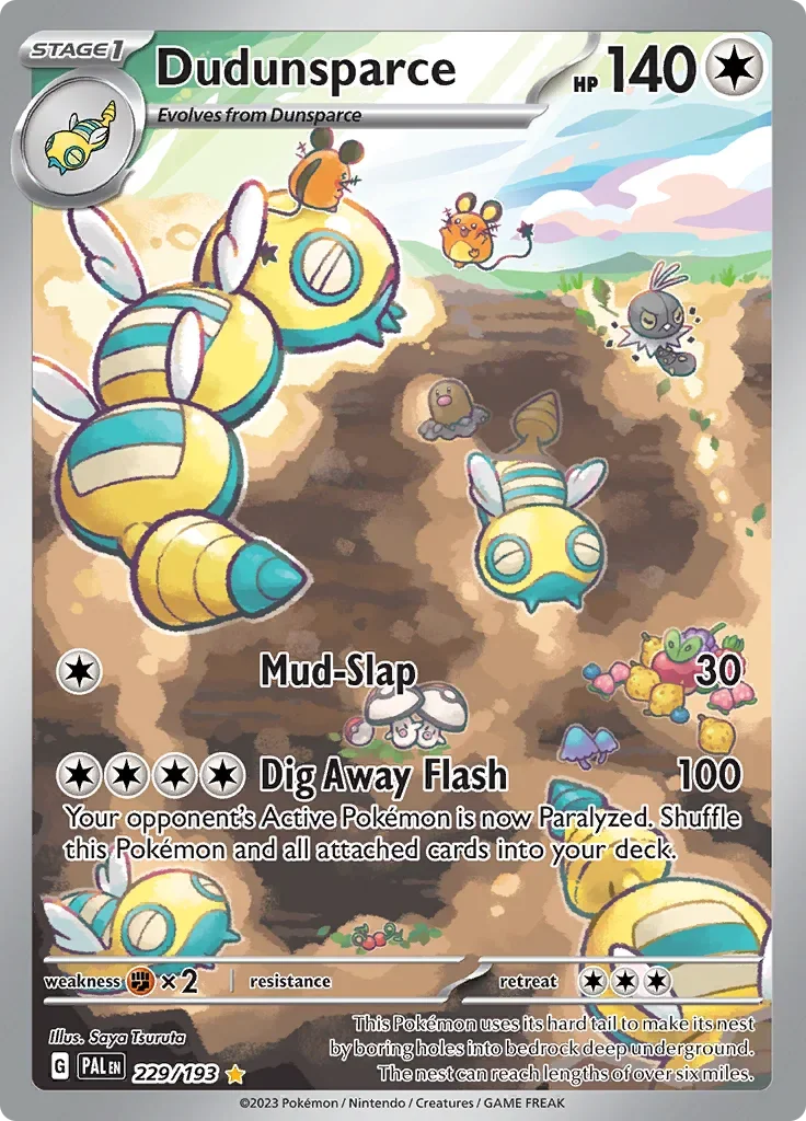 229/193 from Paldea Evolved Illustration Rare Pokemon Card