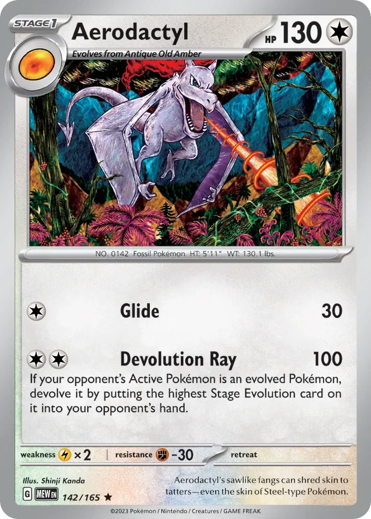 142/165 from 151 Rare Pokemon Card