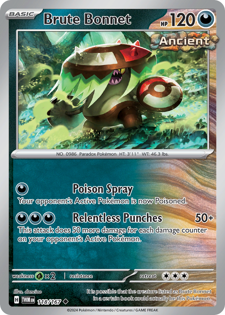 118/167 from Twilight Masquerade Uncommon Pokemon Card