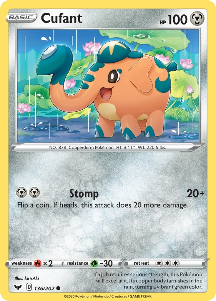 136/202 from Sword & Shield Common Pokemon Card
