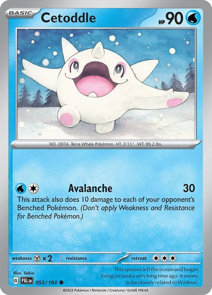 053/193 from Paldea Evolved Common Pokemon Card