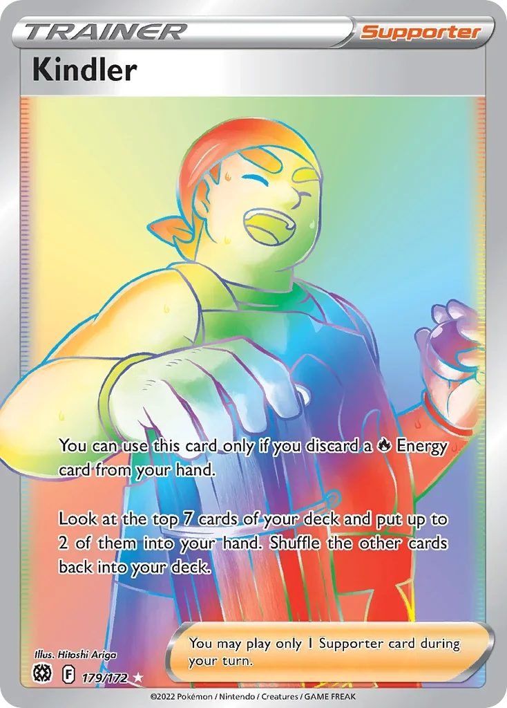 179/172 from Brilliant Stars Rainbow Rare Trainer Card