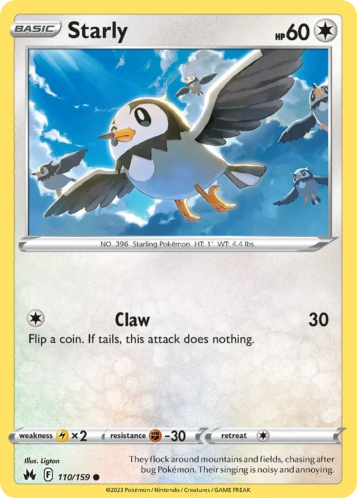 110/159 from Crown Zenith Common Pokemon Card