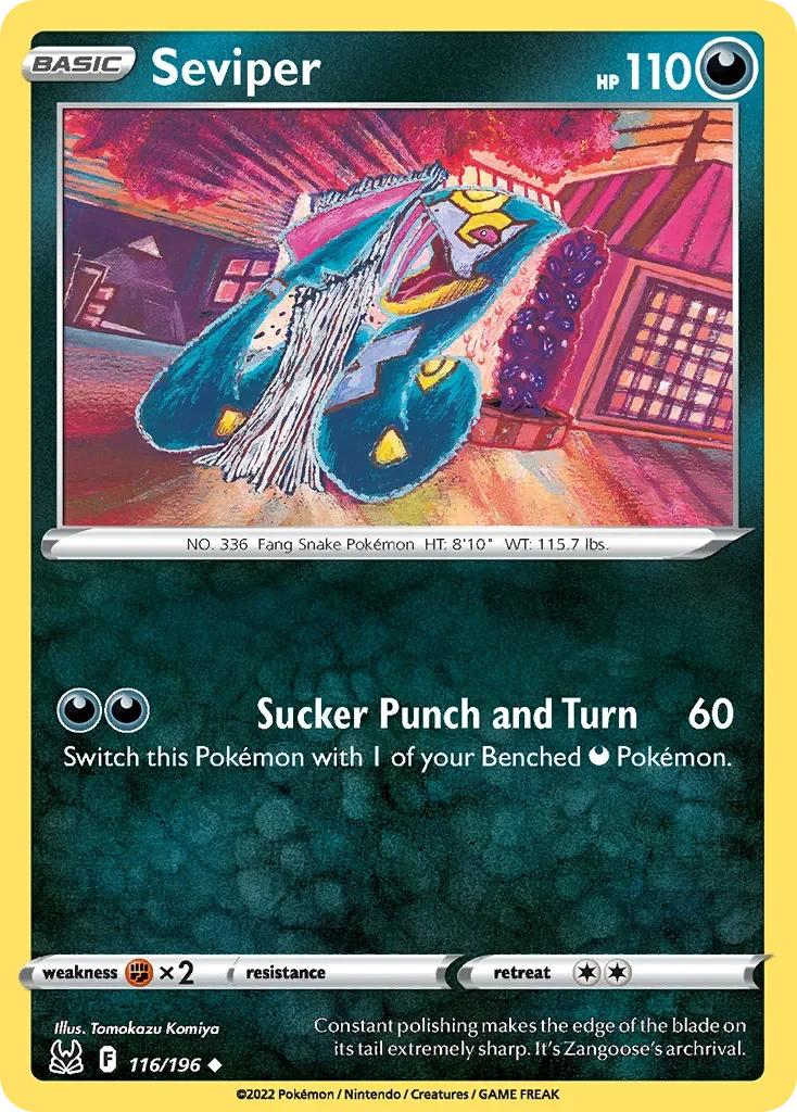 116/196 from Lost Origin Uncommon Pokemon Card
